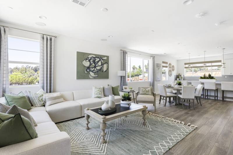 Plan 6 Model Home Great Room